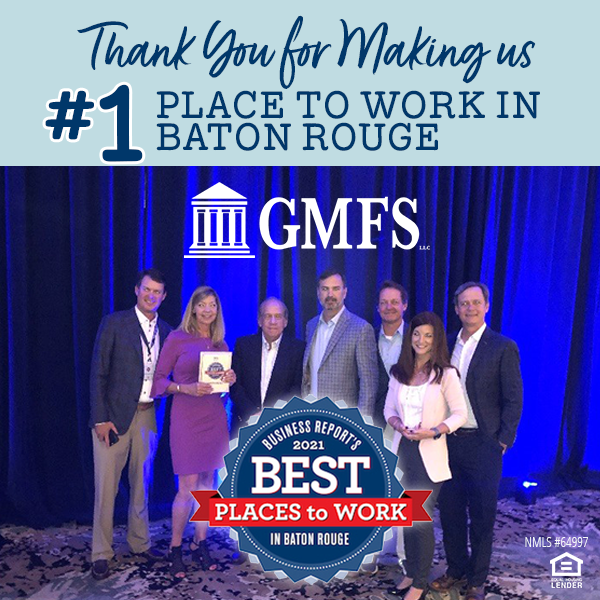 GMFS Mortgage included in 2021 "best places to work"
