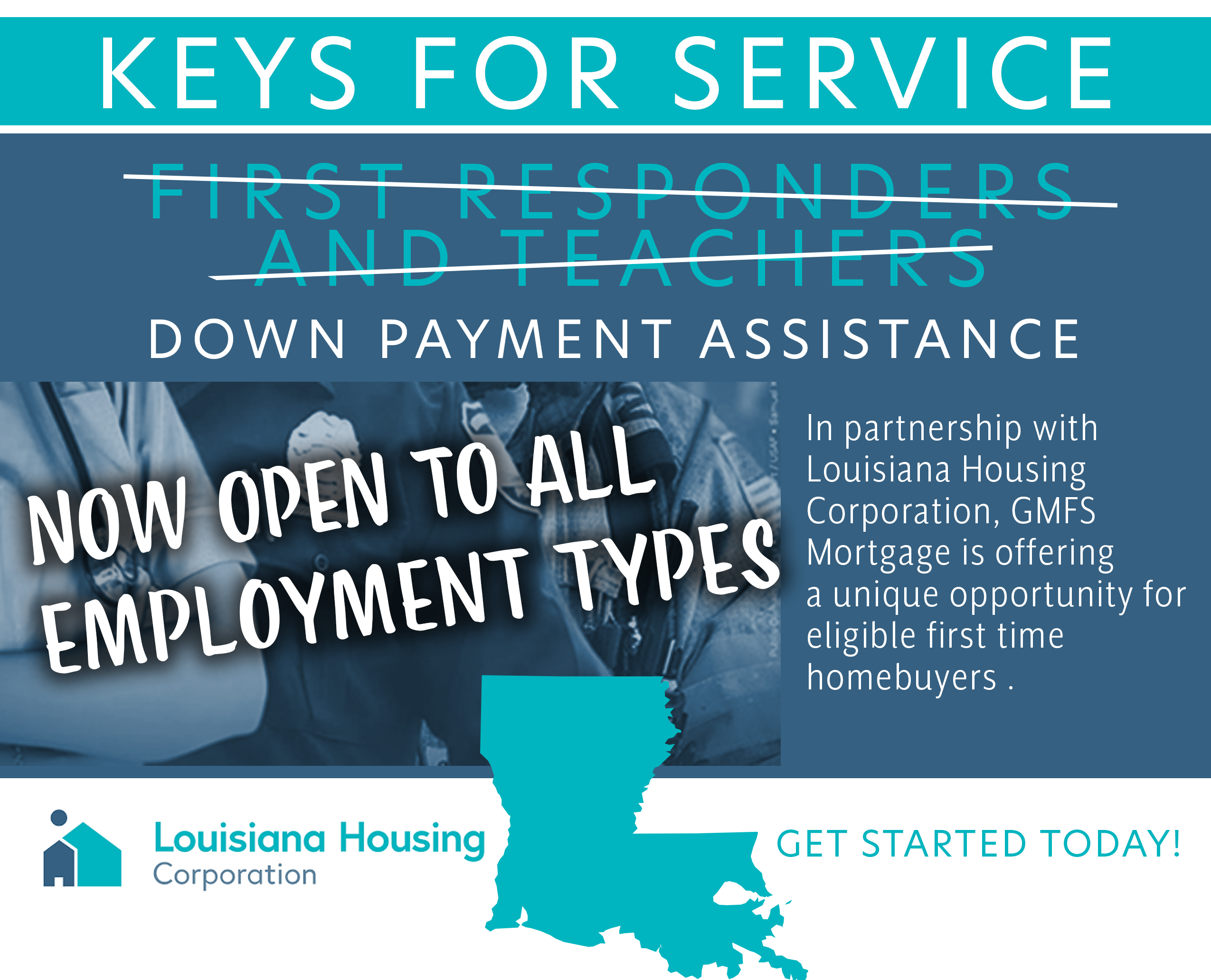 keys for service open to all employment types