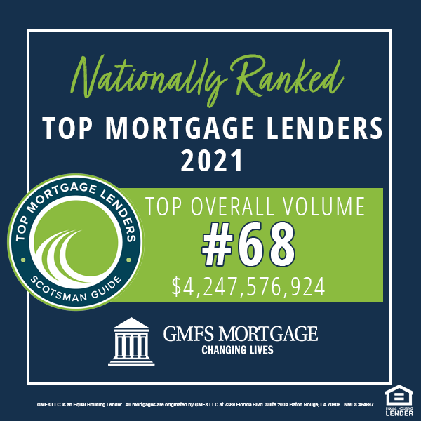 GMFS Mortgage awarded Top Lender badge for 2021