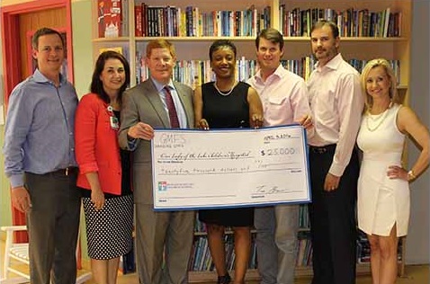 GMFS check presentation to Mary Bird Perkins Cancer Center of Baton Rouge
