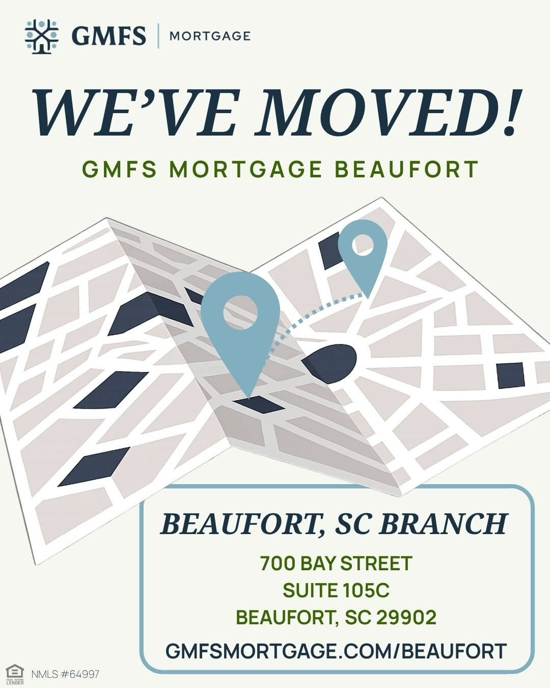 GMFS Mortgage Beaufort South Carolina office at 700 Bay Street Suite 105C